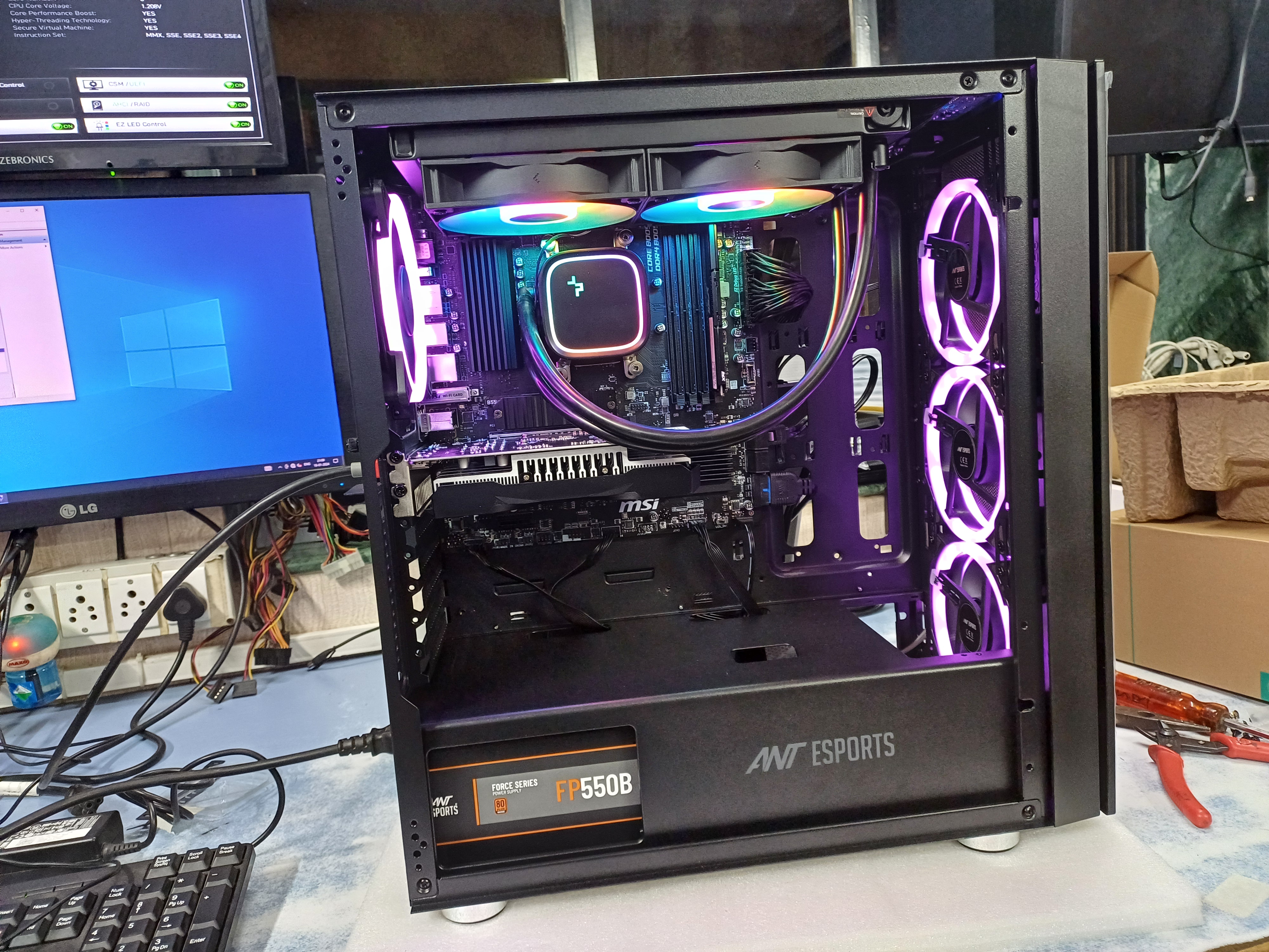 RTS custom RGB gaming PC